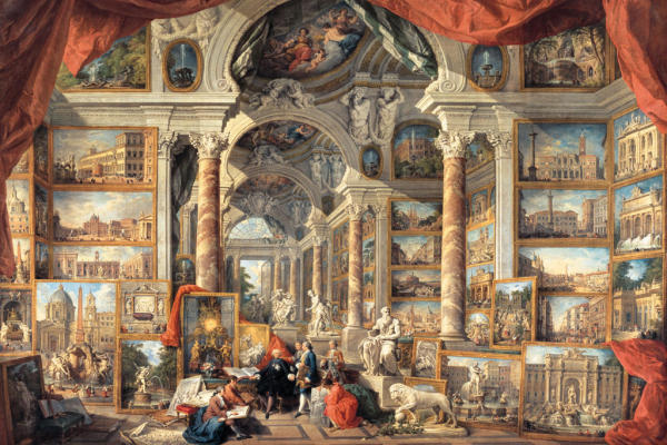 Dipinto del Grand Tour del Sud Italia, circa 1700-1800